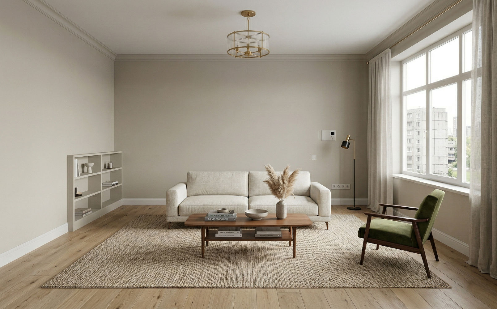 غرفة بعد التجديد